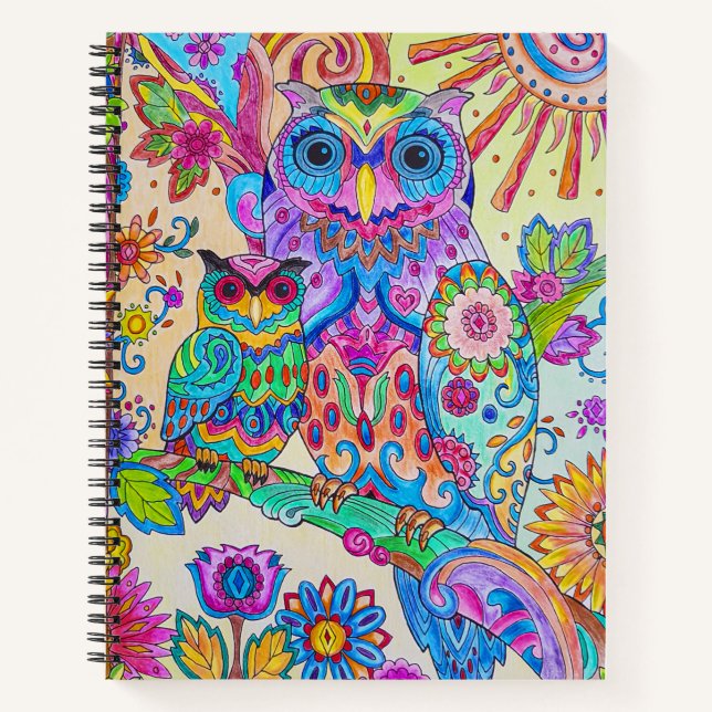 Cuaderno Pista de pájaro Personalizado de lechón animal (Anverso)