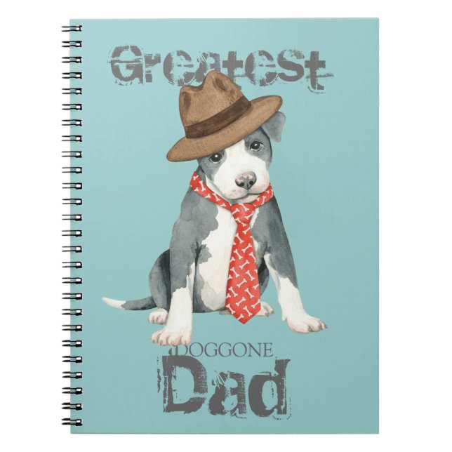 Cuaderno Pit Bull Dad (Frente)