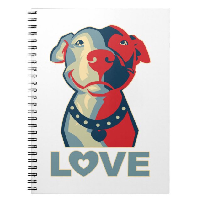 Cuaderno Pitbull - AMOR (Frente)
