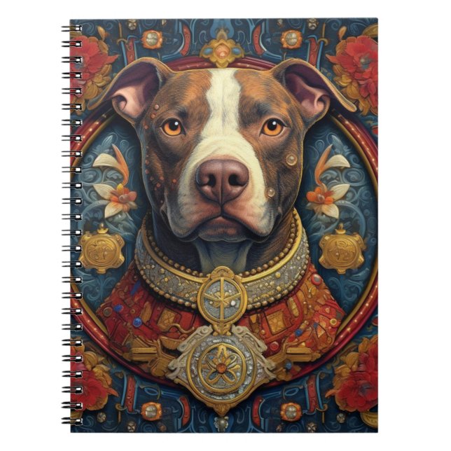 Cuaderno Pitbull " Pittie " Bloc de notas espiral (Frente)