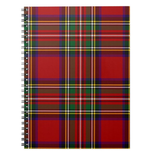 Cuaderno PixDezines tartan, stewart clan (Frente)