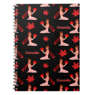 Cuaderno Pixe canadiense con hoja de arce