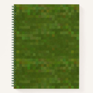 Cuaderno Pixel Camo al estilo del ejército
