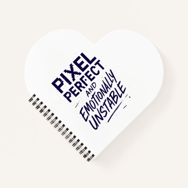 Cuaderno Pixel Perfect Heart (Anverso)