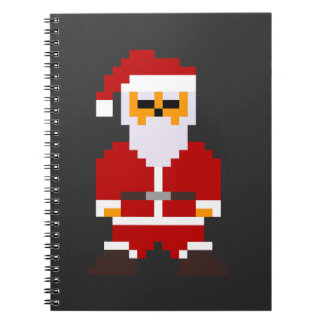 Cuaderno Pixel Pose Papá Noel