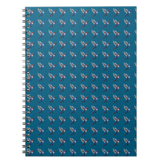 Cuaderno Pixeled Blue Colibrí 