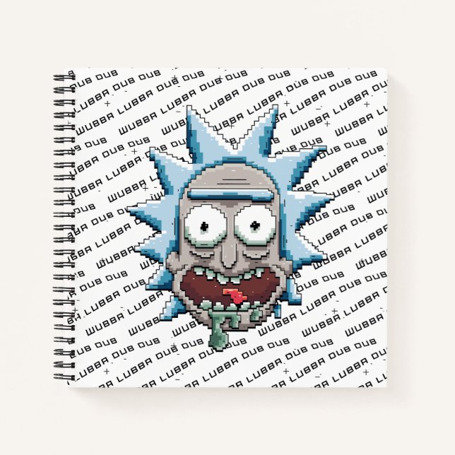 Cuaderno Pixelverse Rick Drooling Head (Anverso)
