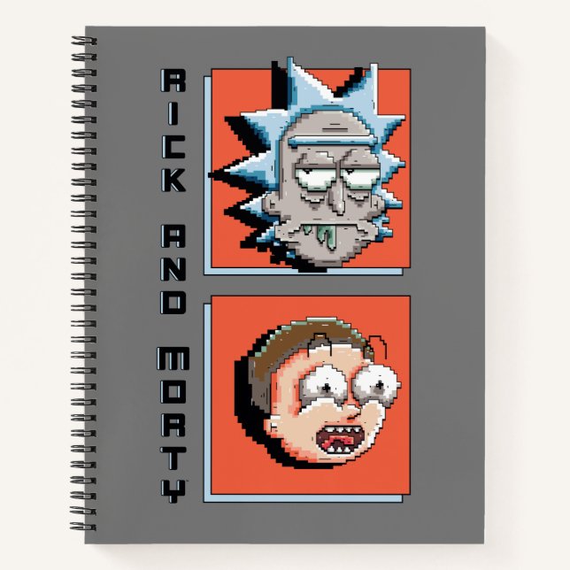 Cuaderno Pixelverse Rick y Morty Panel Graphic (Anverso)