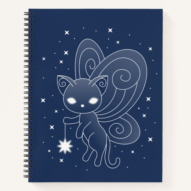 Cuaderno Pixie Cat - Fairy Wings Kitty (Anverso)