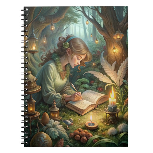 Cuaderno Pixie Girl Writing (Frente)