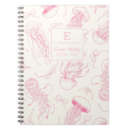 Cuaderno Pizarra amarilla rosa Vintage Arcoiris monogramada