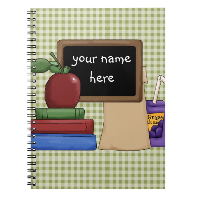 Cuaderno Pizarra y libros (Frente)