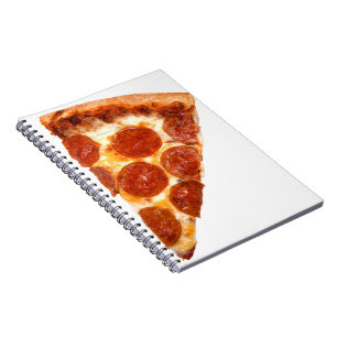 Cuaderno Pizza en rodajas de SlipperyJoe's pepperoni queso 