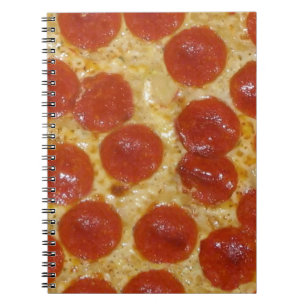 Cuaderno pizza grande de pepperoni
