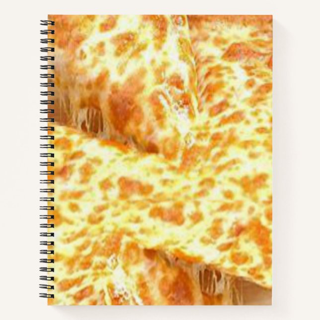 Cuaderno Pizza para bloc de notas en espiral (Anverso)