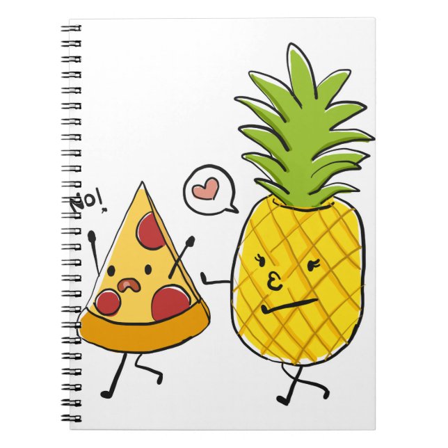 Cuaderno Pizza piña (Frente)