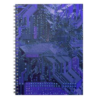 Cuaderno Placa base electrónica de tecnología cibernética a