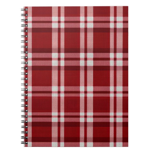 Cuaderno Placa blanca roja (Frente)