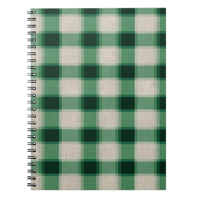Cuaderno Placa de crema verde (Frente)