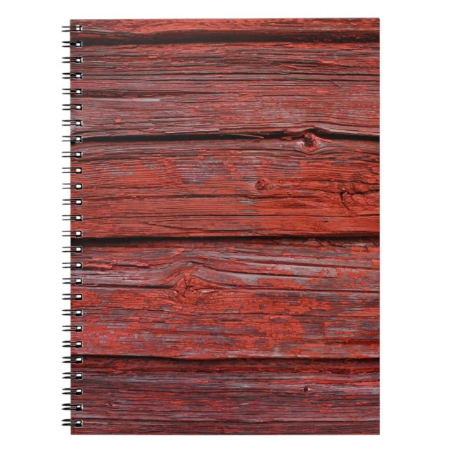 Cuaderno Placa de madera marrón (Frente)