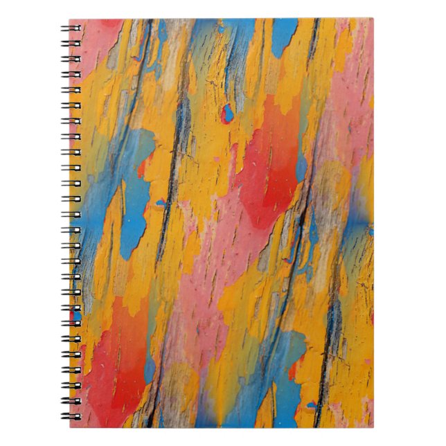 Cuaderno Placa de pintura colorida (Frente)