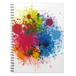 Cuaderno Placa de pintura colorida