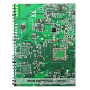 Cuaderno Placa del circuito impreso para el circuito verde 