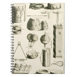 Cuaderno Placa II: Instrumento de percusión antiguo y