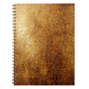 Cuaderno Placa Metalizado Ornate Classic