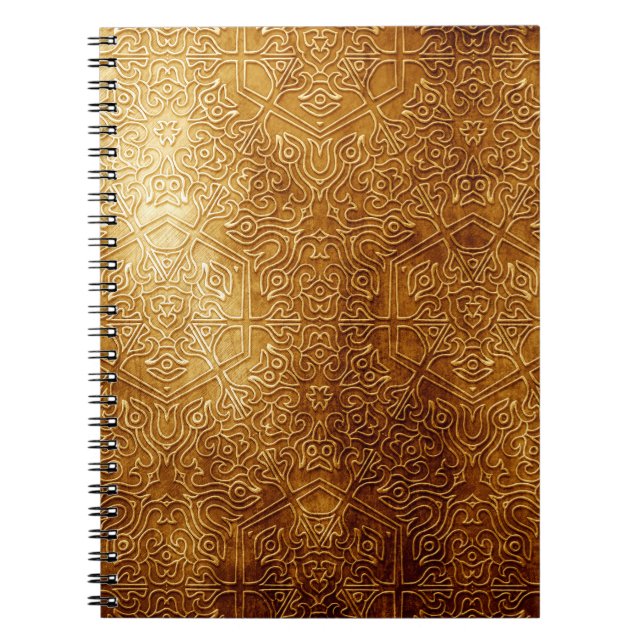 Cuaderno Placa Metalizado Ornate Classic (Frente)