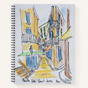 Cuaderno Placette Abbe Robert Jarred   Viejo Niza, Francia