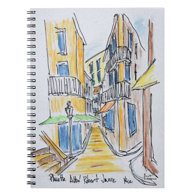 Cuaderno Placette Abbe Robert Jarred | Viejo Niza, Francia (Frente)