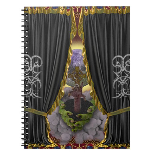 Cuaderno Plagued Grimoires of Necromancy & Curses III (Frente)