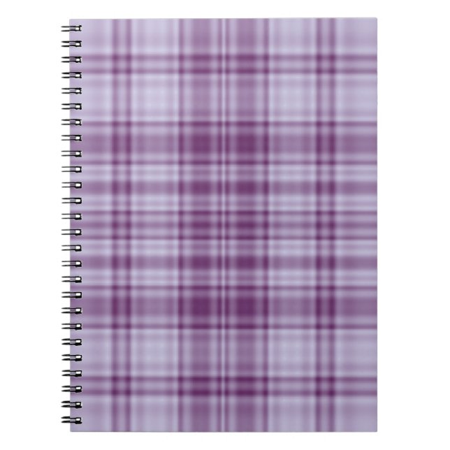 Cuaderno Plaid 1 - Púrpura (Frente)