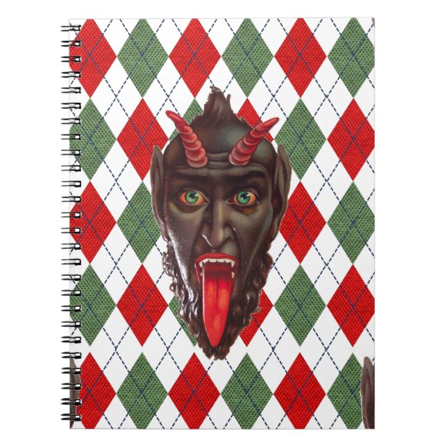 Cuaderno plaid navidades krampus (Frente)