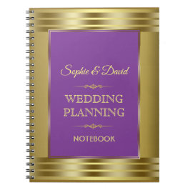 Cuaderno Plan de Boda Floral de Borgoña Marsala