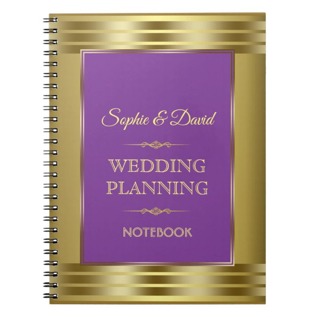 Cuaderno Plan de Boda Floral de Borgoña Marsala (Frente)