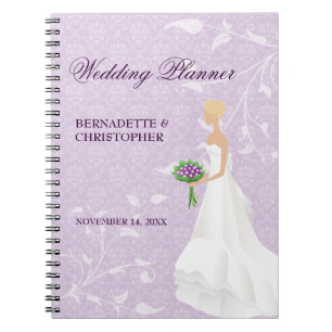 Cuaderno Plan de Boda Morada de Novia