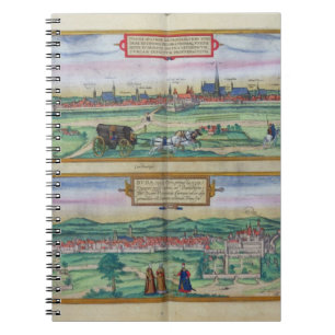 Cuaderno Plan de ciudad de Viena y de Buda, de 'Civitates
