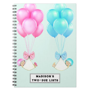 Cuaderno Plan de embarazo de gemelos