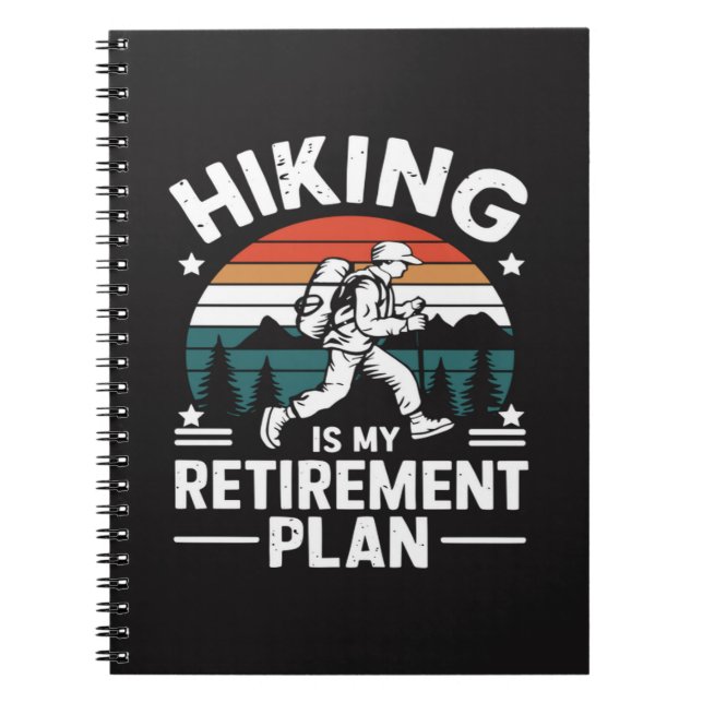 Cuaderno Plan de Jubilación Divertido Diciendo (Frente)