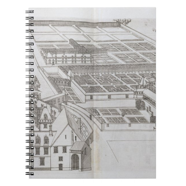 Cuaderno Plan de los jardines y del Chateau incluidos de (Frente)