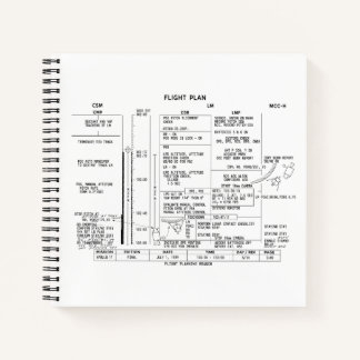 Cuaderno Plan de vuelo Apolo 11