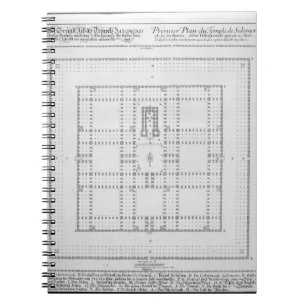 Cuaderno Plan del templo de Solomon, Jerusalén, del 'En