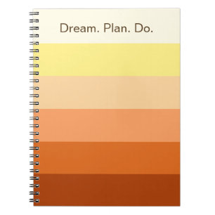 Cuaderno Plan Dream Do - Gradiente de color de vuelta a la 