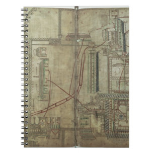 Cuaderno Plan f.285 de ms R 171 de la catedral y del th de
