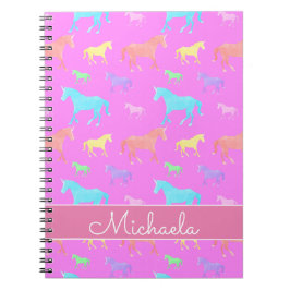 Cuaderno Plan unicornio para niños morados rosados