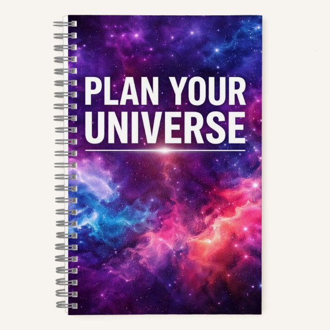 Cuaderno Plan Your Universe Galaxy Planner (Anverso)