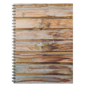 Cuaderno Plancha De Madera Vintage Ligera En El Piso De Fon
