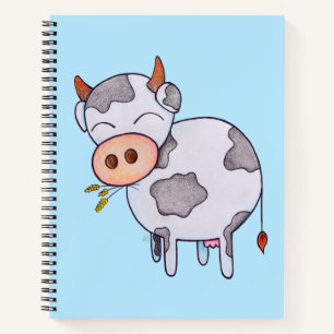 Cuaderno Planeando Mi Próximo Movimiento. Vaca personalizab